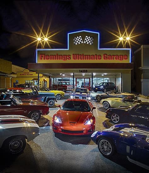 Flemings ultimate garage - Flemings Ultimate Garage wi ll accept Wire Transfers, Certified Bank Checks and Trade Ins with clear titles as payment for our vehicles. Credit Cards can be used for up to $3,000.00 towards the full purchase price. Personal checks can be accepted, however, the wait to clear time is 11 business days. 